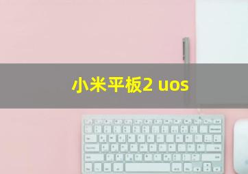 小米平板2 uos